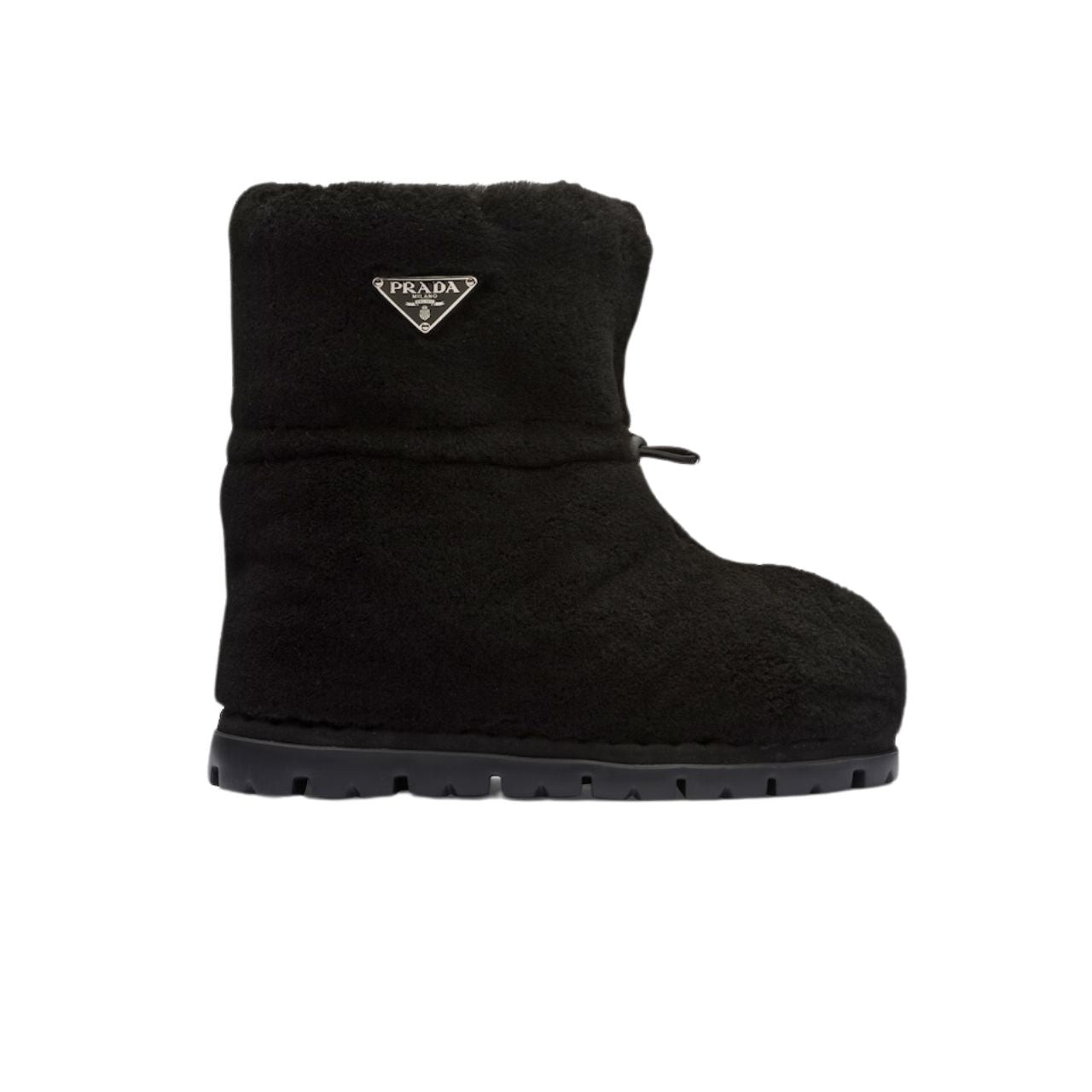 PRADA SHEARLING BOOTIES BLACK 1U258N 173 F0002 F ZF20