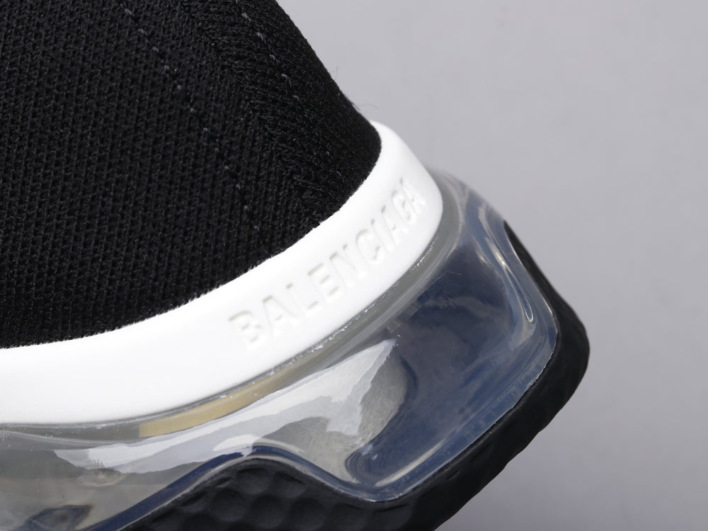 LW - Bla Socks Shoes Black and White Sneaker