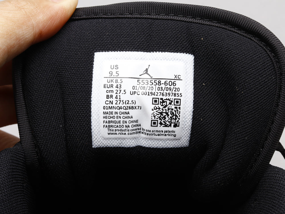 LW - AJ1 Reverse black and red forbidden to wear