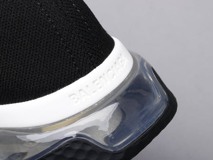 LW - Bla Socks Shoes Black and White Sneaker