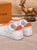 LW - LUV Time Out Orange And White Sneaker