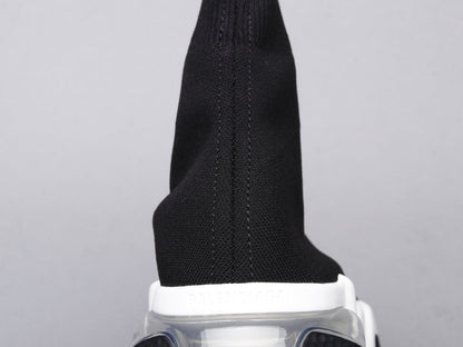 LW - Bla Socks Shoes Black and White Sneaker