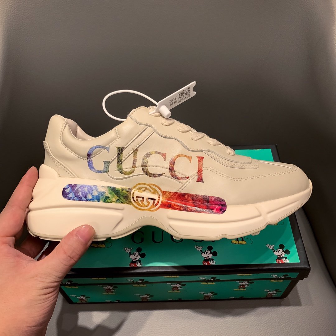 LW-GCI  RHYTON SNEAKER WITH RAINBOW 129