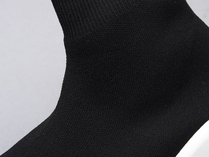 LW - Bla Socks Shoes Black and White Sneaker