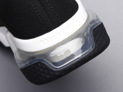 LW - Bla Socks Shoes Black and White Sneaker