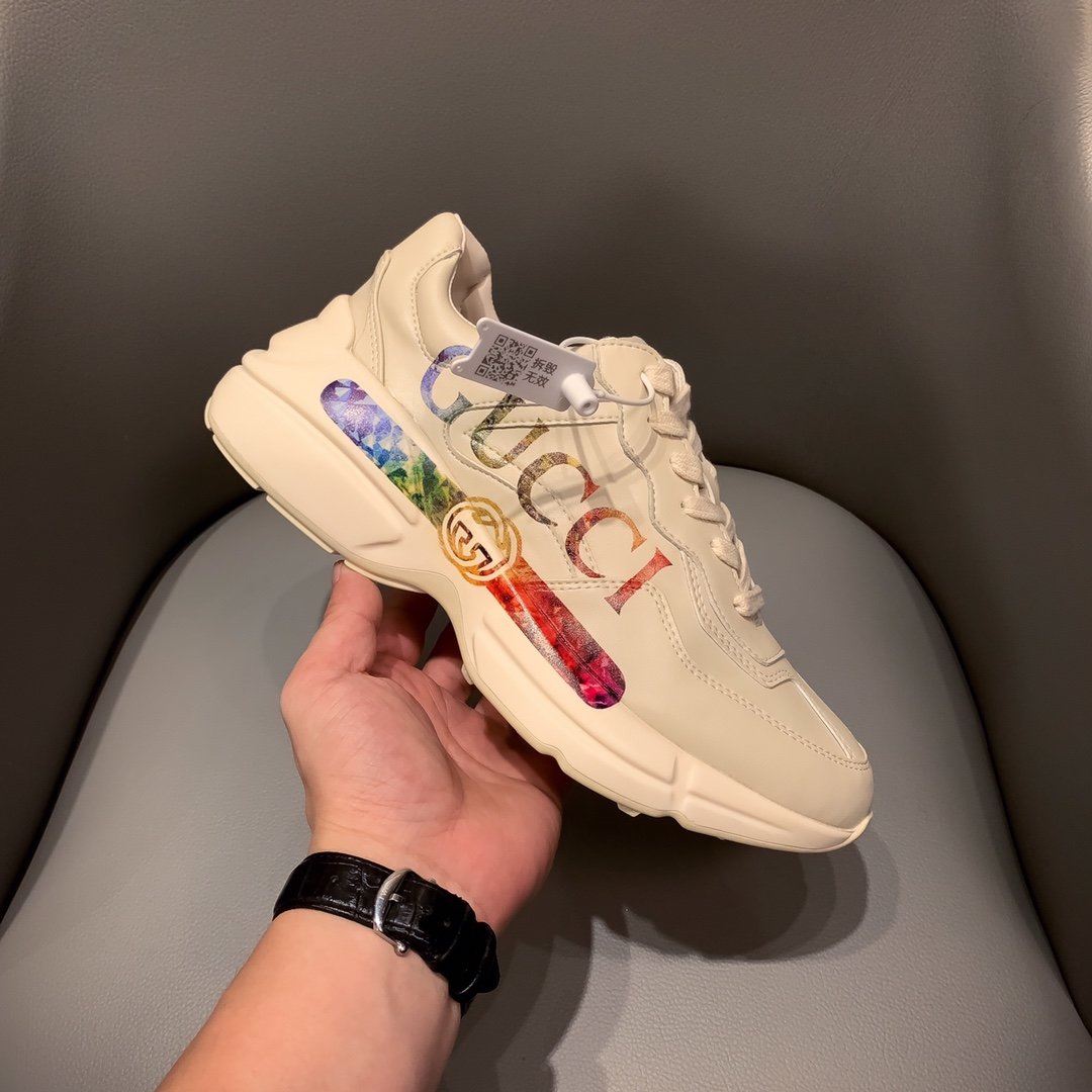 LW-GCI  RHYTON SNEAKER WITH RAINBOW 129